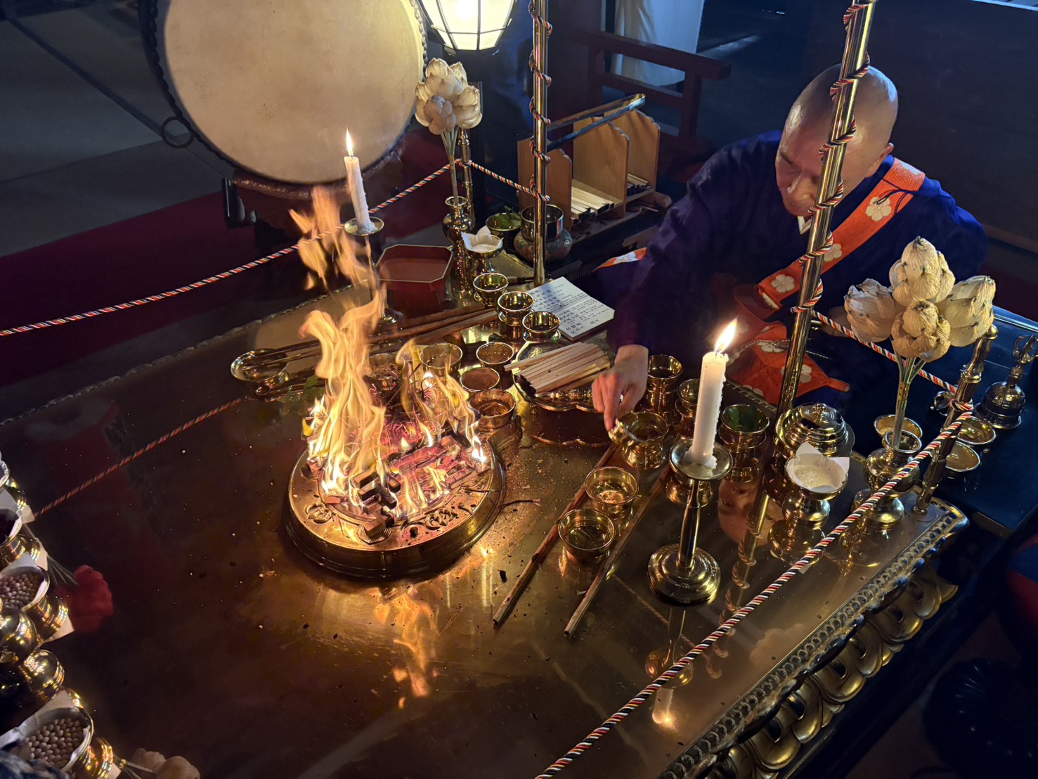 新年祈祷の様子